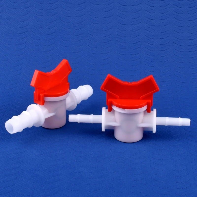 1~50pcs 4~25mm POM Ball Valve Drip Irrigation System Hose Pagoda Joint Aquarium Tank Air Pump Garden Water Connector Pipe Valve