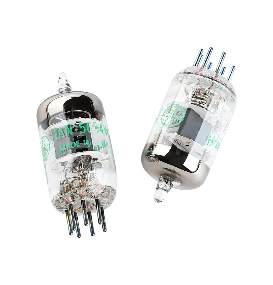 AIYIMA 1 Pair GE 5654W Vacuum Tubes Valve Vacuum Electronic Tube Upgrade For 6J1 6m1 6AK5 6J1P EF95 Pairing Audio Amplifiers