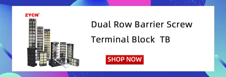 12 Position Barrier Screw X3-1012 Nylon Plastic Terminal Block 20A Transparent White Copper 380V Wire Connector Dual Row