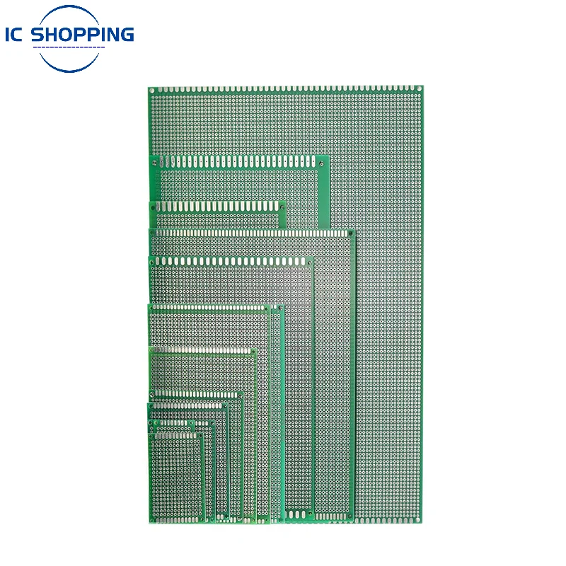 25PCS PCB Prototype Board Circuit Protoboard Universial Double Side Prototype Diy Pcb Kit 4X6cm 5X7cm 3X7cm 2X8cm 7x9cm Mixed