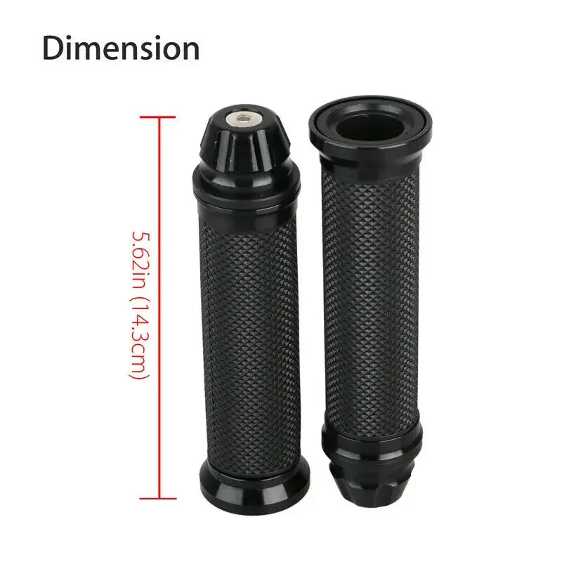 1 Pair Anti-Slip Motorcycle Grips Hand Handlebar Bar Bicycle Rubber Motorcycle Mountain Cycle Handle Handlebar Bar Grips