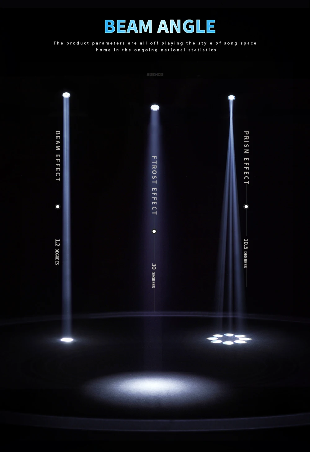 New Arrival SHEHDS 2PCS Bulb MINI 230W 7R Beam Moving Head Lighting with Flight Case Rainbow Wedding Nightclub Theater Disco