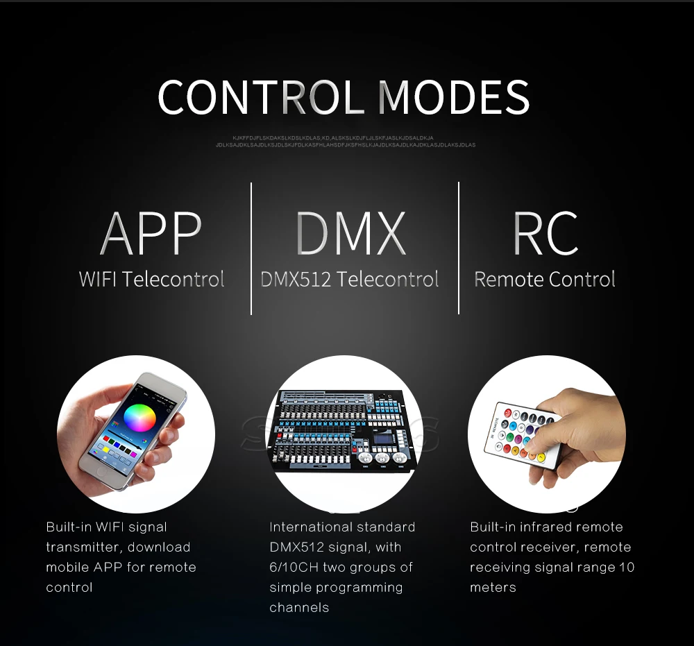 SHEHDS Wireless Remote Control Wifi APP Smart LED Par 6x18W 6in1 RGBAW+UV Battery Lighting Flight Case For Party DJ Disco