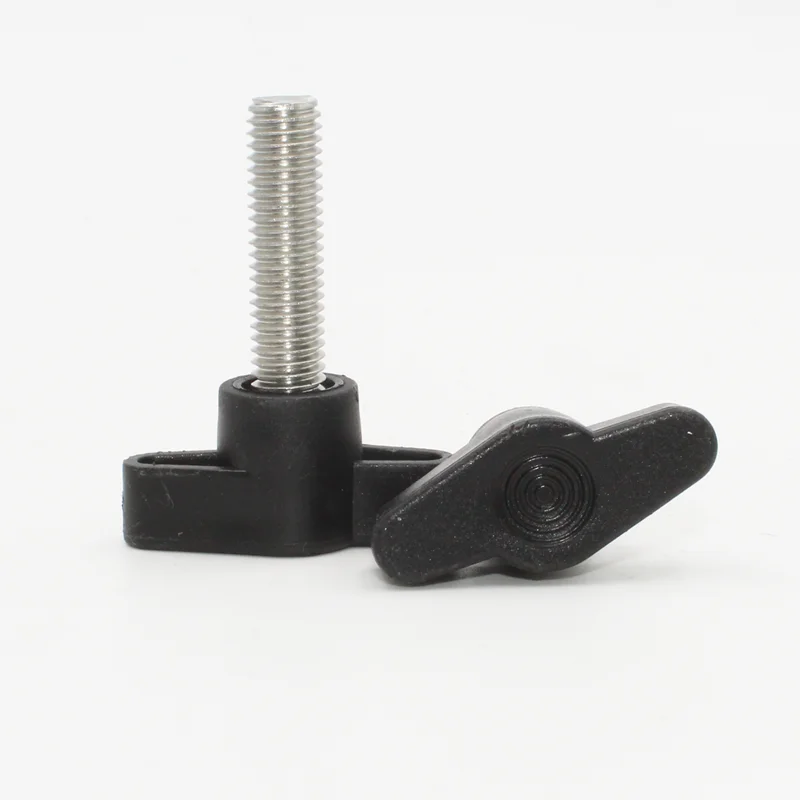 T-Handle Screw 2/4pcs M4 M5 M6 M8 304 Stainless Steel Plum Bakelite Hand Tighten Screw / Butterfly Plastic Head Hand Knob Screw