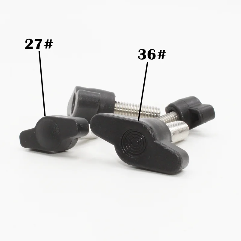 T-Handle Screw 2/4pcs M4 M5 M6 M8 304 Stainless Steel Plum Bakelite Hand Tighten Screw / Butterfly Plastic Head Hand Knob Screw