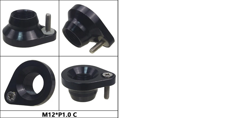 Bicycle Thru Axle Nut M12 M14 M15 Thread Axle Nuts Bike Hub Tube Shaft Skewer Cap for 1.0/1.25/1.5/1.75mm Thread pitch Thru Axle