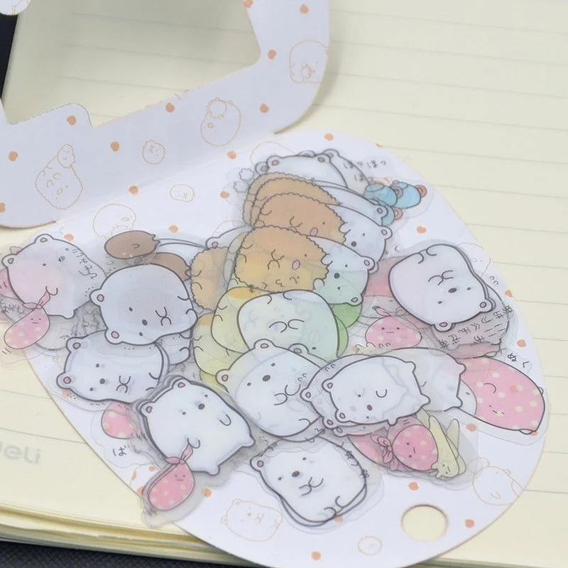 50 X Cute Japanese Sumikko Gurashi Sticker Flakes Bag Sack Anlimals Scrapbooking