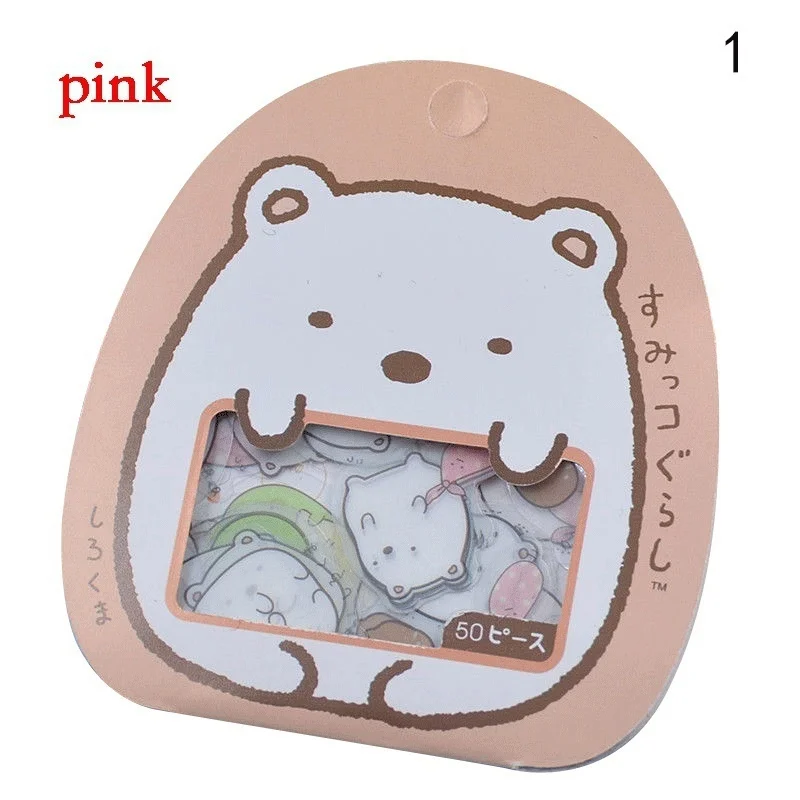 50 X Cute Japanese Sumikko Gurashi Sticker Flakes Bag Sack Anlimals Scrapbooking