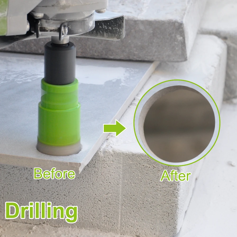 FACHLICH 1/2pcs Drilling Bits Core Bit Dia6-150mm Ceramic Tile Granite Marble Stone M14 Thread Dry Drilling Cutter Hole Saw