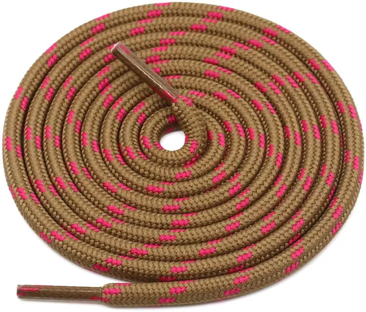 1Pair Round Shoelaces Outdoor Hiking Sports Shoe Laces Kids Sneakers Shoe Lace Length 100/120/140/160CM Lacets Baskets 19 Colors