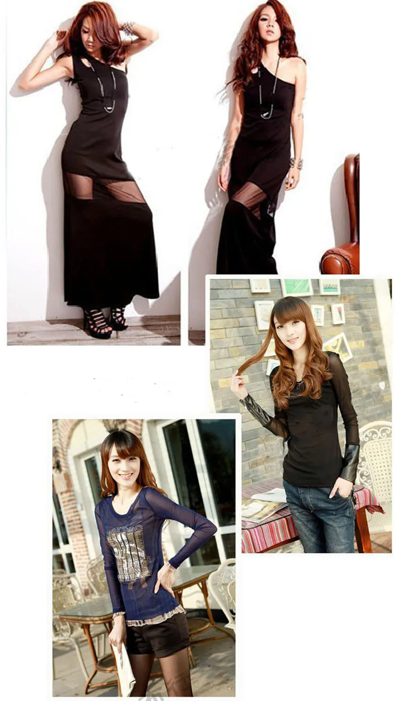 High Elasticity Fabric Nylon Spandex 4 ways Stretch Lace Mesh Clothes For Sewing Soft Draped Bottoming Shirt Stockings BY Meters