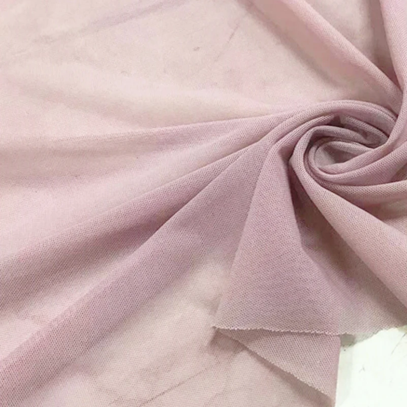 High Elasticity Fabric Nylon Spandex 4 ways Stretch Lace Mesh Clothes For Sewing Soft Draped Bottoming Shirt Stockings BY Meters
