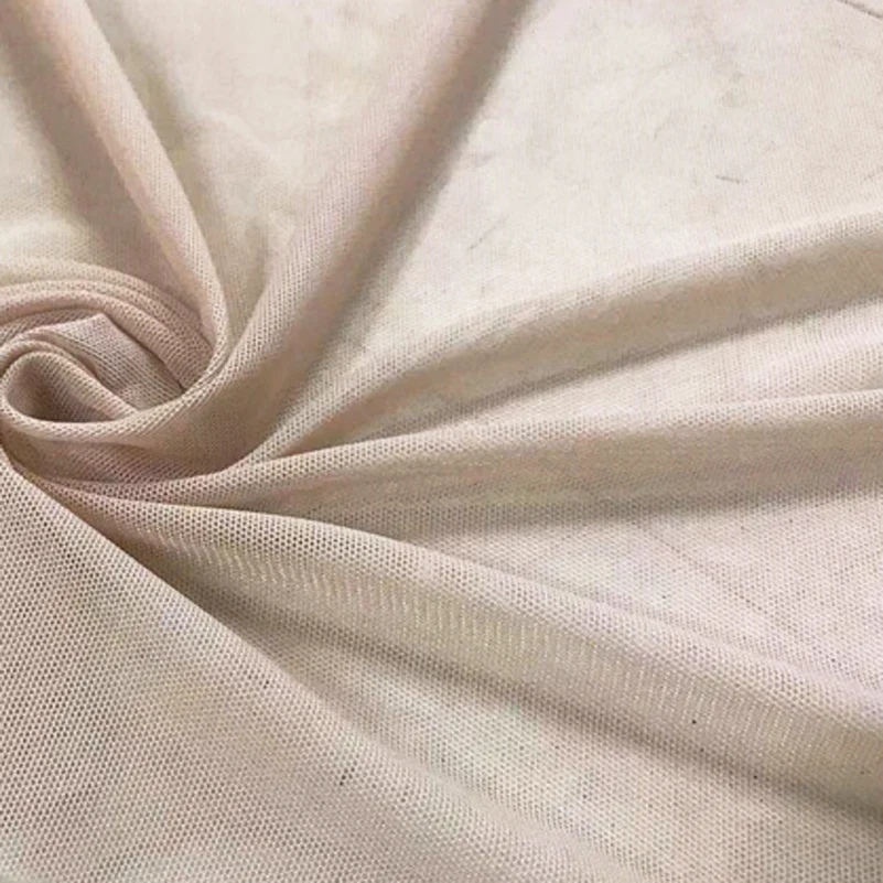 High Elasticity Fabric Nylon Spandex 4 ways Stretch Lace Mesh Clothes For Sewing Soft Draped Bottoming Shirt Stockings BY Meters