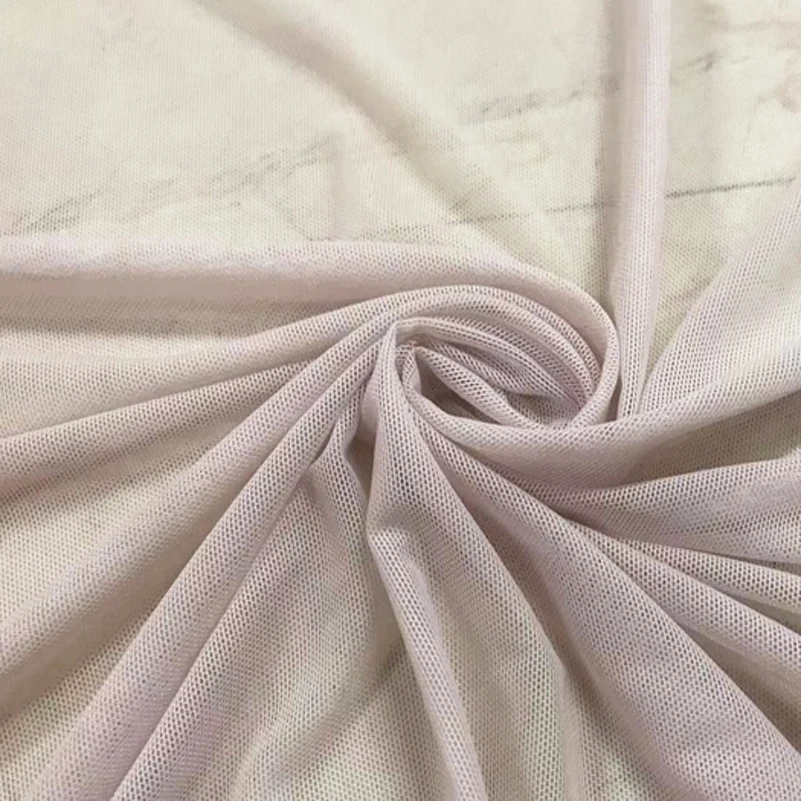 High Elasticity Fabric Nylon Spandex 4 ways Stretch Lace Mesh Clothes For Sewing Soft Draped Bottoming Shirt Stockings BY Meters