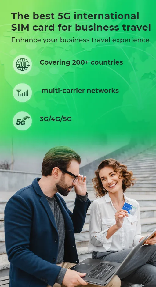 EIOTCLUB International Data SIM Card - 1GB 30DAY, High Speed 5G/4G LTE Coverage, Global Coverage 200+ Countries, No Contract Fee
