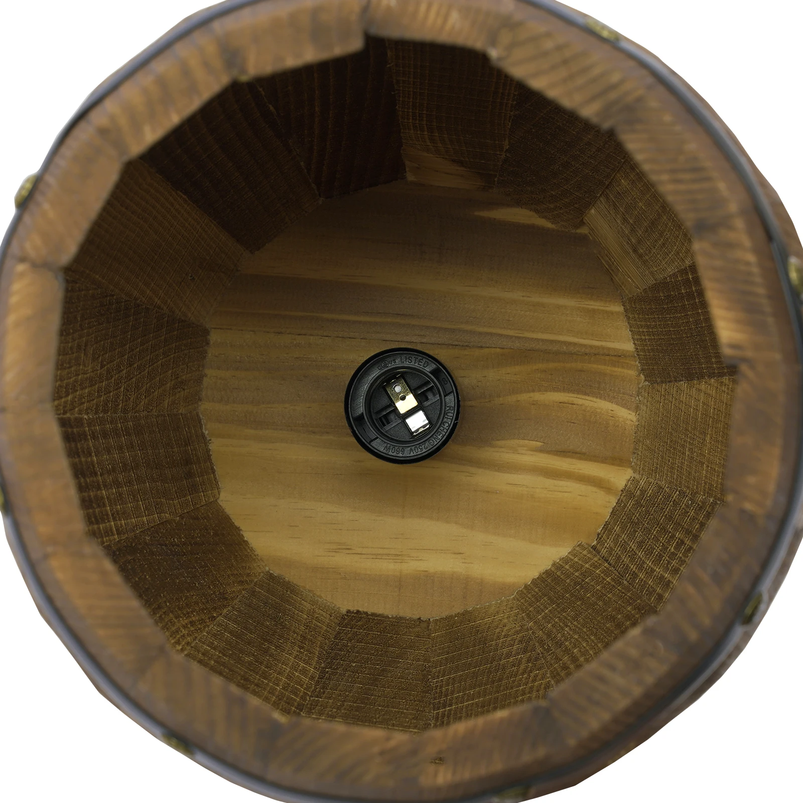 Retro Wood Wine Barrel Pendant Light,Industrial Ceiling Lamp ,Vintage Chandelier Light Fixtures for Bar Cafe Home Restaurant