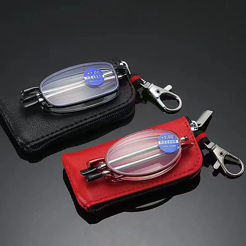 High-definition Unisex Ultralight Resin Reading Glasses, Portable Foldable Presbyopic Vision Care Readers
