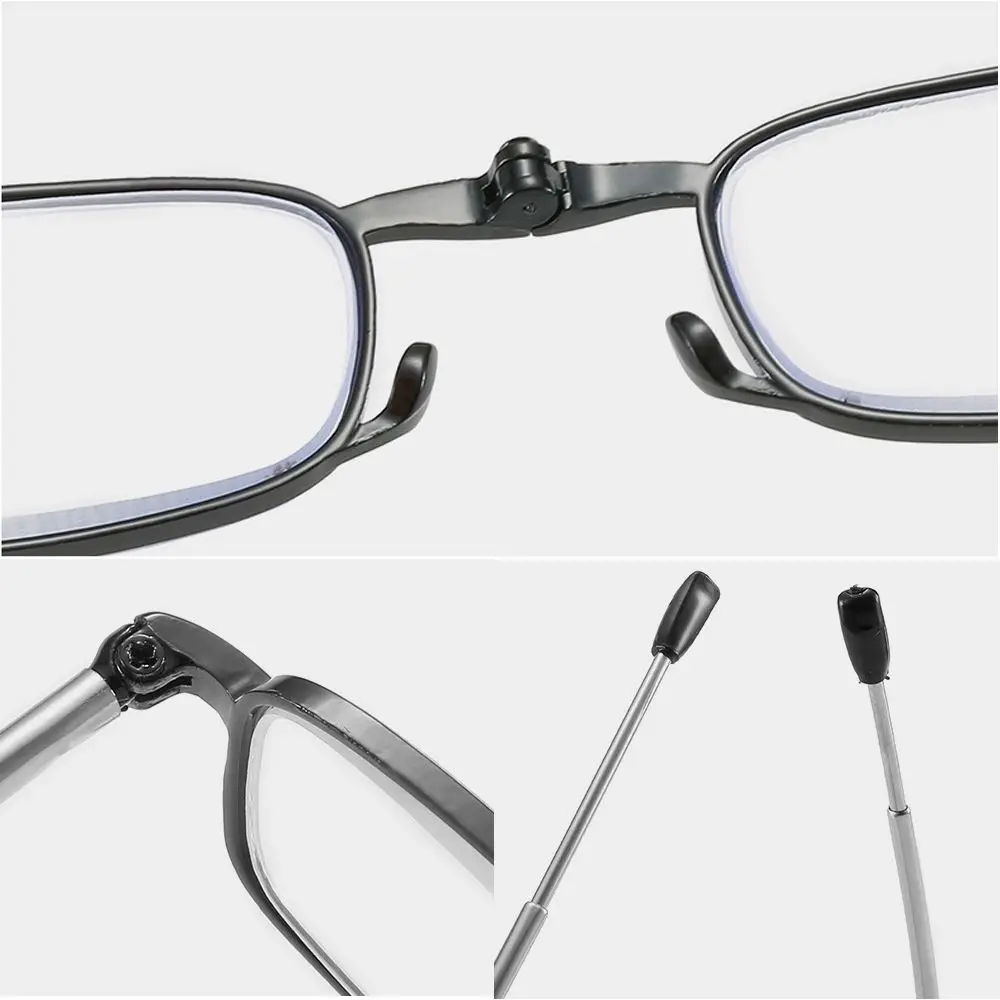 High-definition Unisex Ultralight Resin Reading Glasses, Portable Foldable Presbyopic Vision Care Readers
