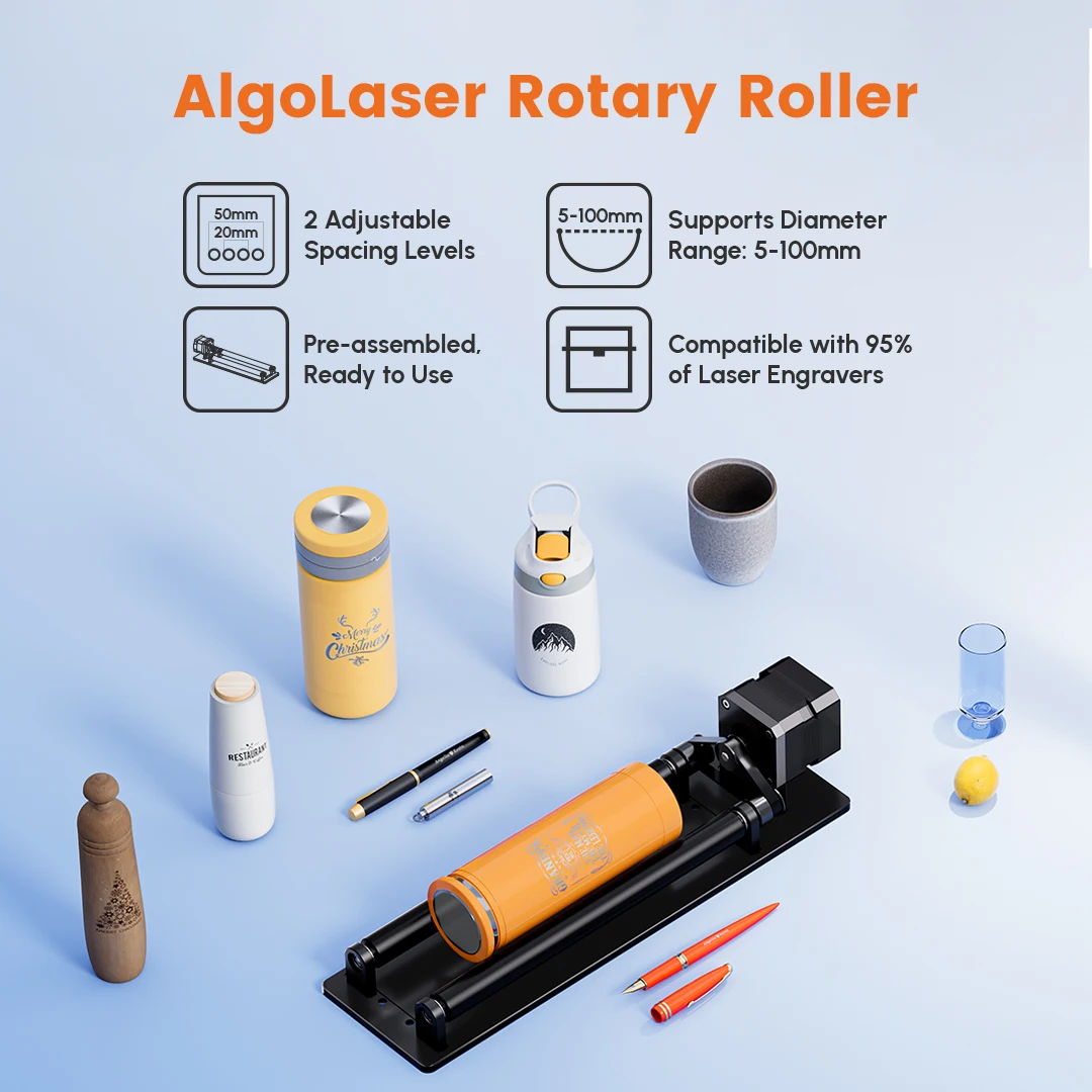 AlgoLaser DIY KIT MINI 5W Laser Cutter for Personalized Gifts High Accuracy Laser Engraving Machine Desktop DIY CNC Machine Tool