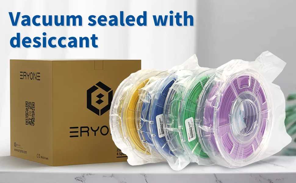 ERYONE Promotion New Dual Color Filament Matte Silk PLA For FDM 3D Printer Color Changing 1.75mm ±0.03 Fast delivery