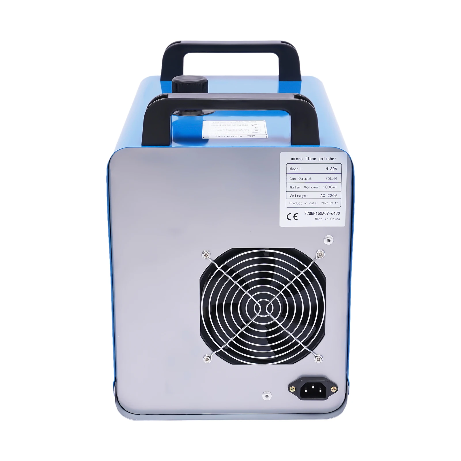 75/95L/h H160/H180 Oxygen-Hydrogen HHO Generator Water Welder HHO Acrylic Polishing Machine Polisher w/Flame Torch