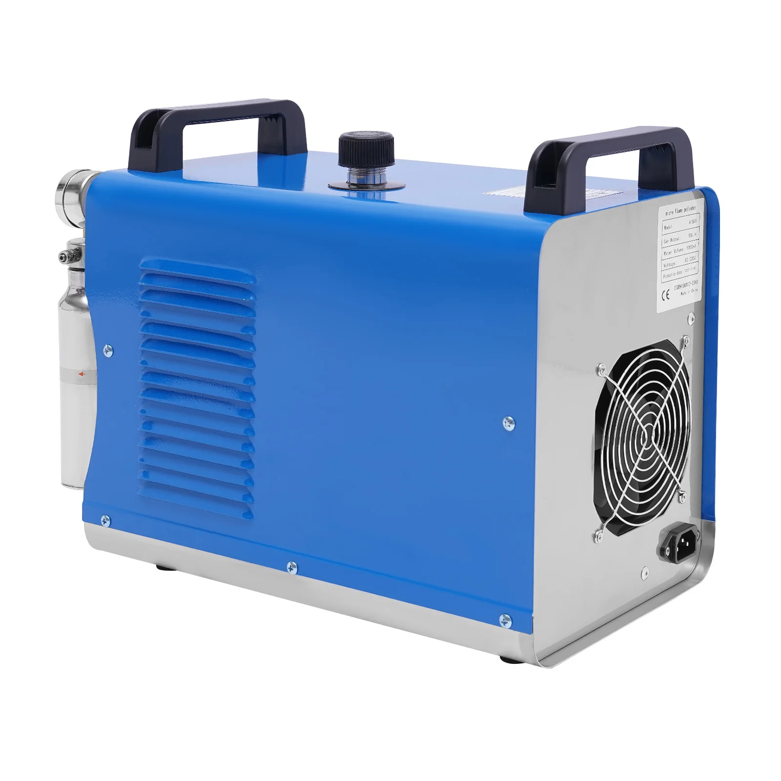 75/95L/h H160/H180 Oxygen-Hydrogen HHO Generator Water Welder HHO Acrylic Polishing Machine Polisher w/Flame Torch