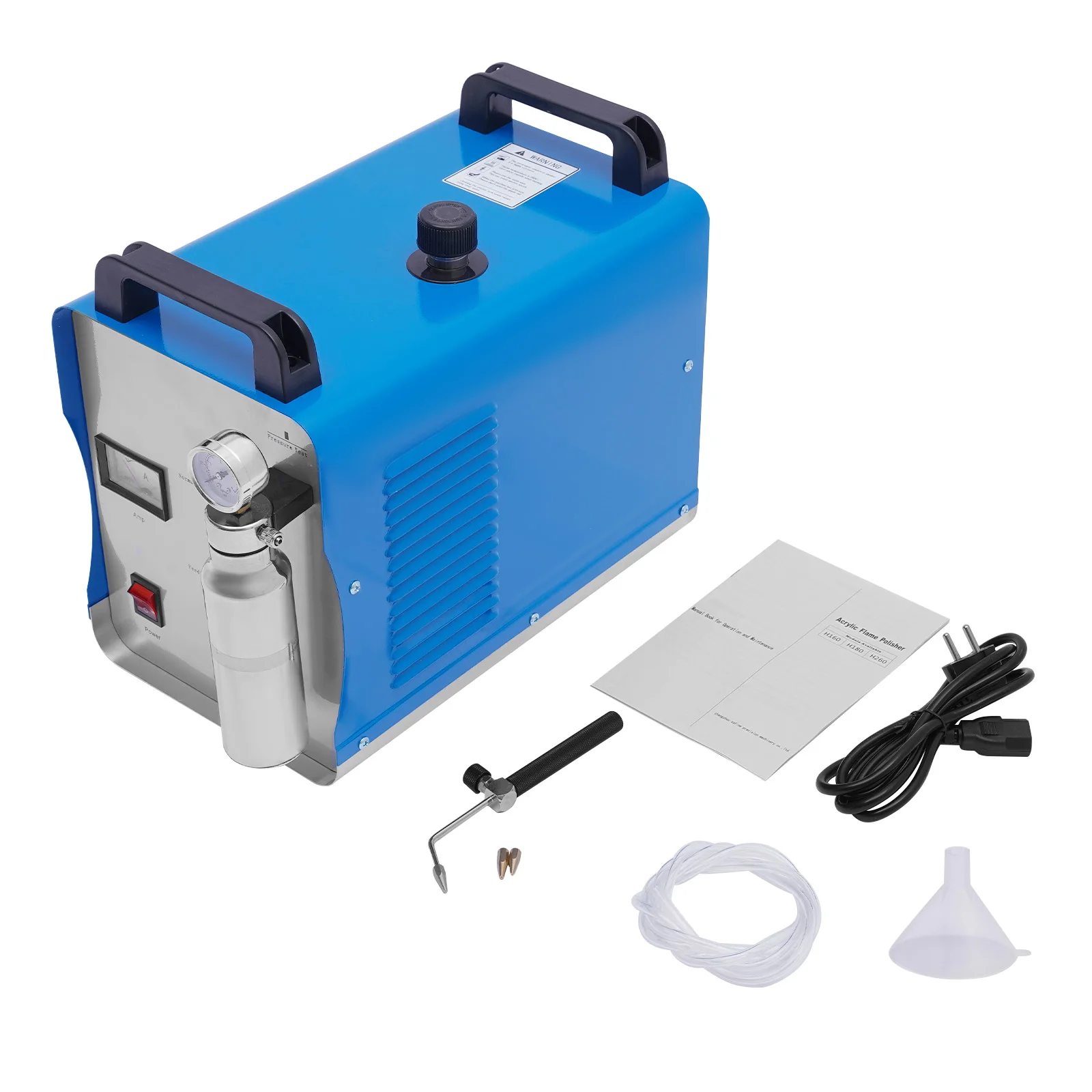 75/95L/h H160/H180 Oxygen-Hydrogen HHO Generator Water Welder HHO Acrylic Polishing Machine Polisher w/Flame Torch