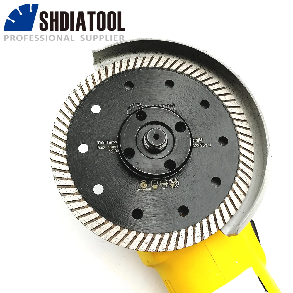 SHDIATOOL 5Pcs 115mm Super Thin Diamond Saw Blade Cutting Disc Sets For Ceramic Tile Porcelain Marble 4inch Circular Saw Plate