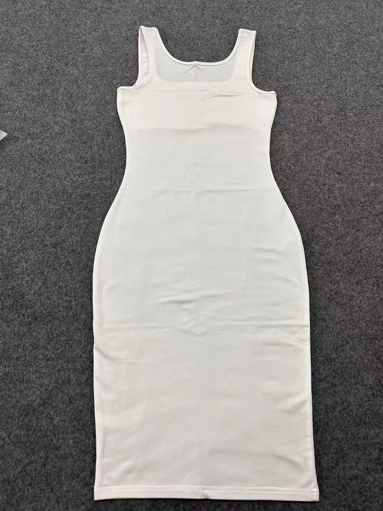 AliExpress Summer Sexy Tank Top Dress European and American Plus Size Women's Sleeveless Midi Dress