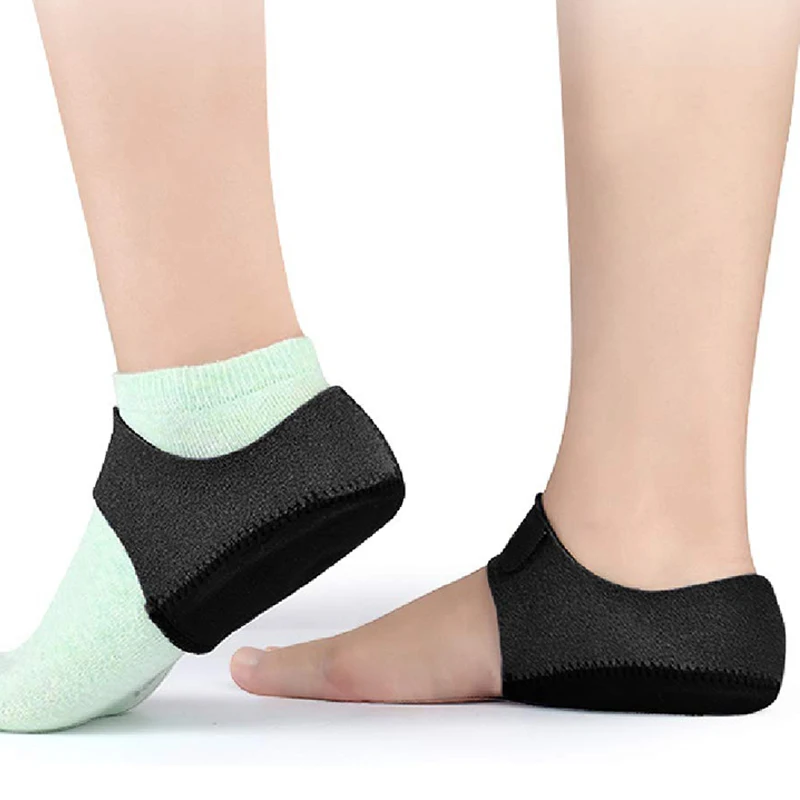 1 Pair Heel Cushion Gel Heel Cups for Heel Pain Plantar Fasciitis Heel Pads Great for Aching Feet Tendinitis Cracked Heel Repair