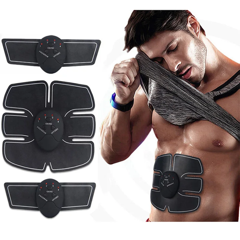 Electric Muscle Stimulator Wireless Buttocks Hip Trainer Abdominal ABS Stimulator Fitness Body Slimming Massager