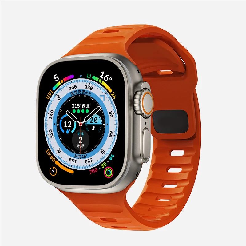 Glass+Case+Strap For Apple Watch Band 44mm 40mm 45mm 41mm 38mm 42mm Smartwatch Silicone Sport Bracelet iWatch 3 4 5 6 SE 7 8
