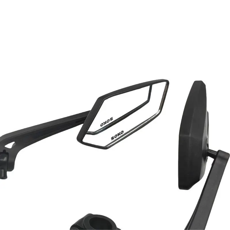 Universal Bike Handlebar Mirrors Motorcycle Rear View Mirror HD Wide Angle & 360° Rotating Back Sight Rearview Motorcycle Mirror