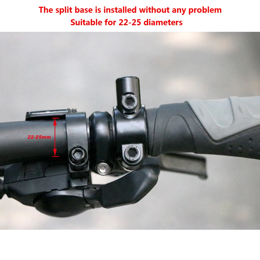 Universal Bike Handlebar Mirrors Motorcycle Rear View Mirror HD Wide Angle & 360° Rotating Back Sight Rearview Motorcycle Mirror