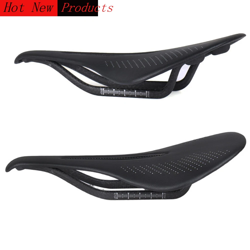 96g Super Light Full Carbon Saddle MTB/Road Bike Saddle Carbon Rails Bicycle Seat 240*143/155mm