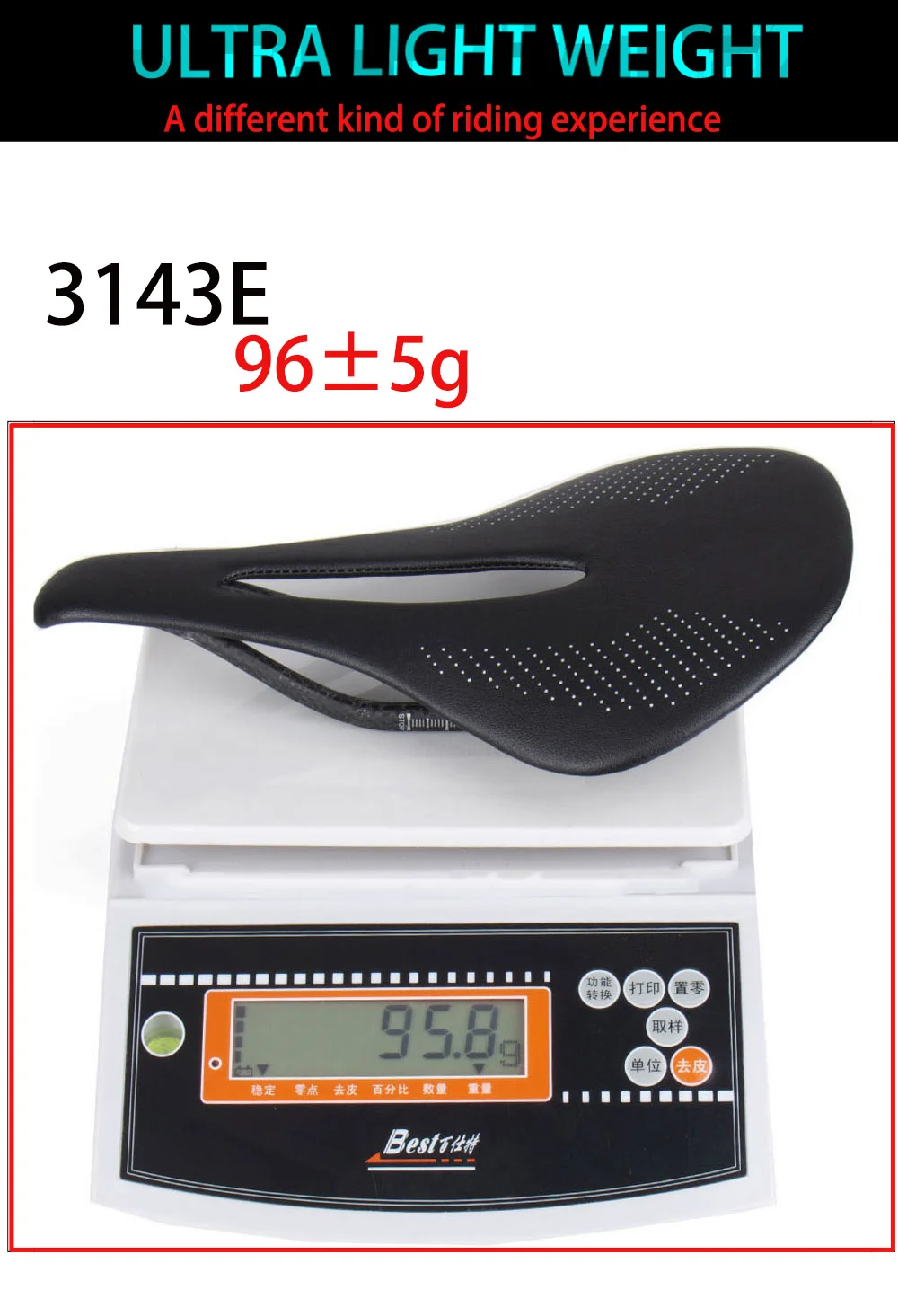 96g Super Light Full Carbon Saddle MTB/Road Bike Saddle Carbon Rails Bicycle Seat 240*143/155mm