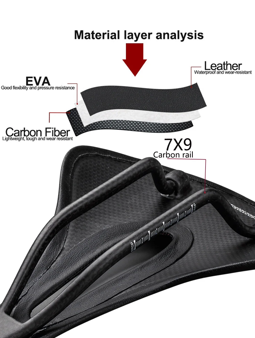 96g Super Light Full Carbon Saddle MTB/Road Bike Saddle Carbon Rails Bicycle Seat 240*143/155mm