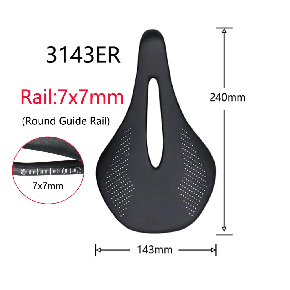 96g Super Light Full Carbon Saddle MTB/Road Bike Saddle Carbon Rails Bicycle Seat 240*143/155mm