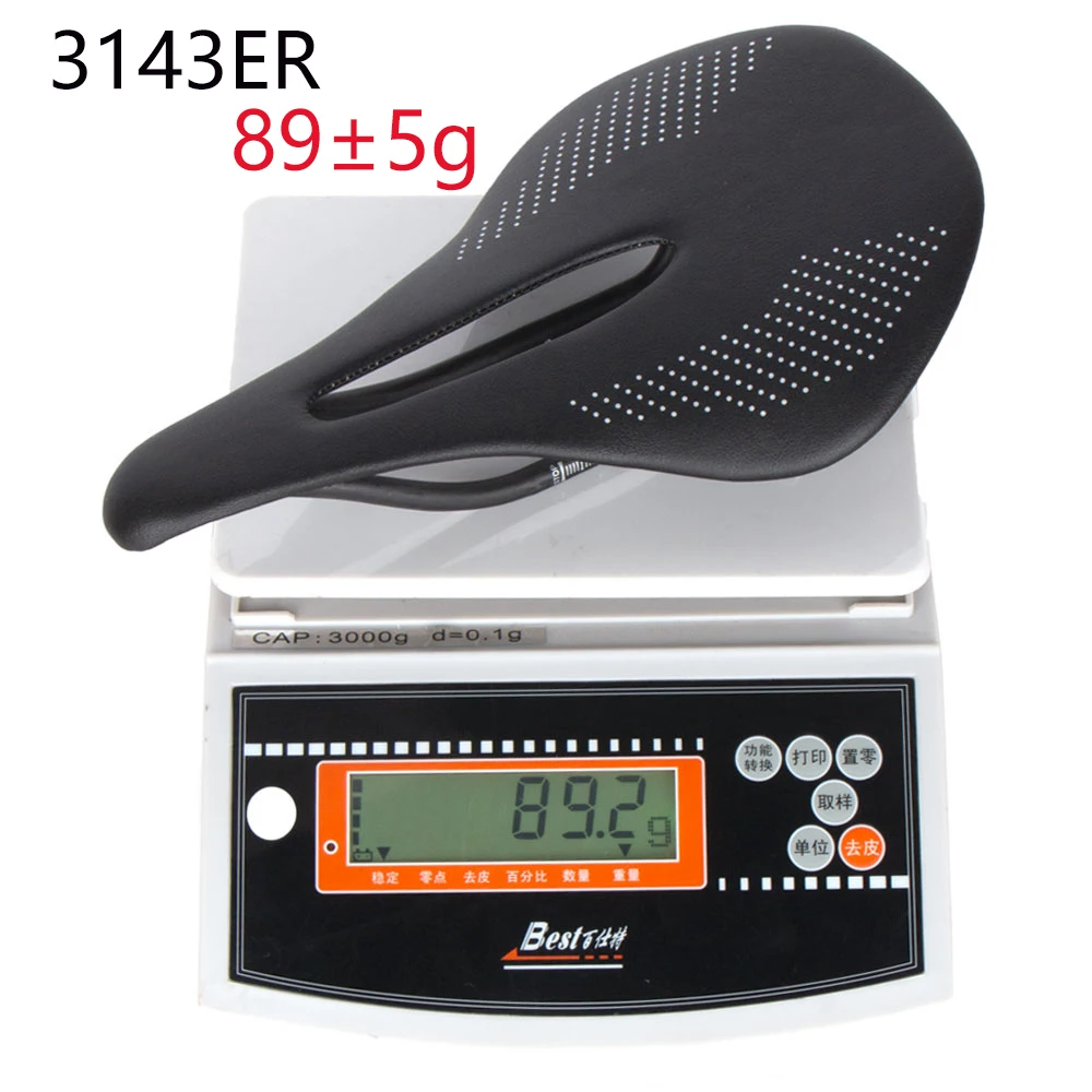 96g Super Light Full Carbon Saddle MTB/Road Bike Saddle Carbon Rails Bicycle Seat 240*143/155mm