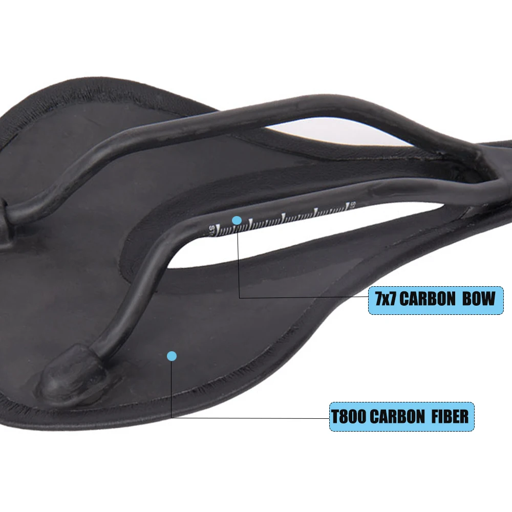 96g Super Light Full Carbon Saddle MTB/Road Bike Saddle Carbon Rails Bicycle Seat 240*143/155mm