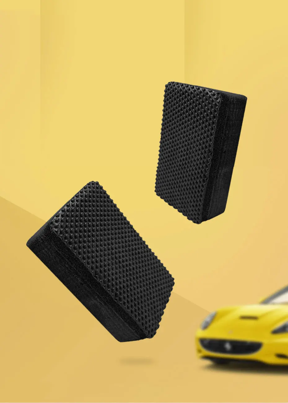 SEAMETAL Car Wash Mud Magic Clay Sponge Bar Block Pad Cleaning Eraser Wax Polisher Tool Remove Contaminants Car Wash Accessories