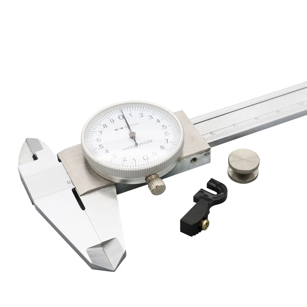 Dial Calipers 0-150 mm 0.02mm High Precision Industry Stainless Steel Vernier Caliper Shockproof Metric Measuring Tool