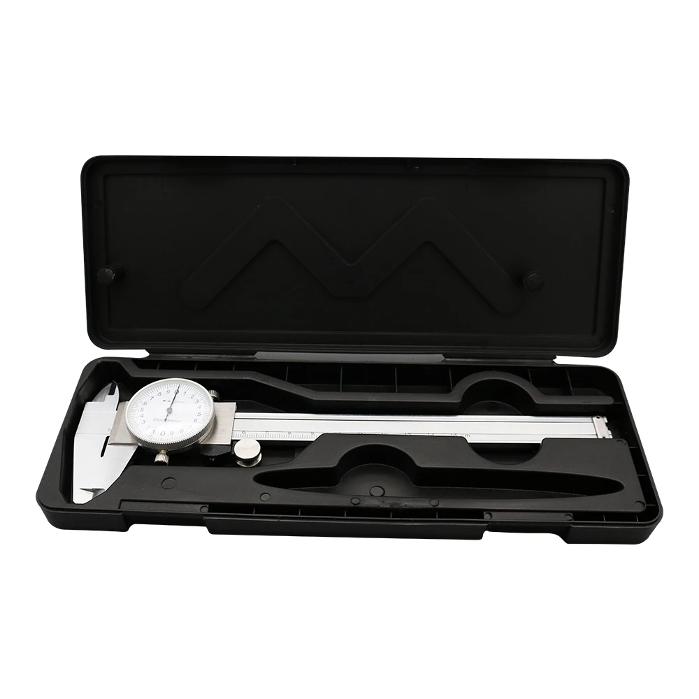 Dial Calipers 0-150 mm 0.02mm High Precision Industry Stainless Steel Vernier Caliper Shockproof Metric Measuring Tool