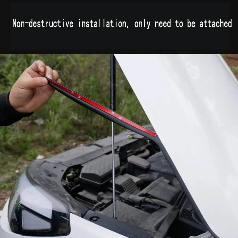 Car Hood Sealing Strip Universal Auto Rubber Seal Strip for Engine Covers Seals Trim Sealant Waterproof Anti Noise Accessories