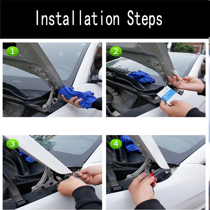 Car Hood Sealing Strip Universal Auto Rubber Seal Strip for Engine Covers Seals Trim Sealant Waterproof Anti Noise Accessories
