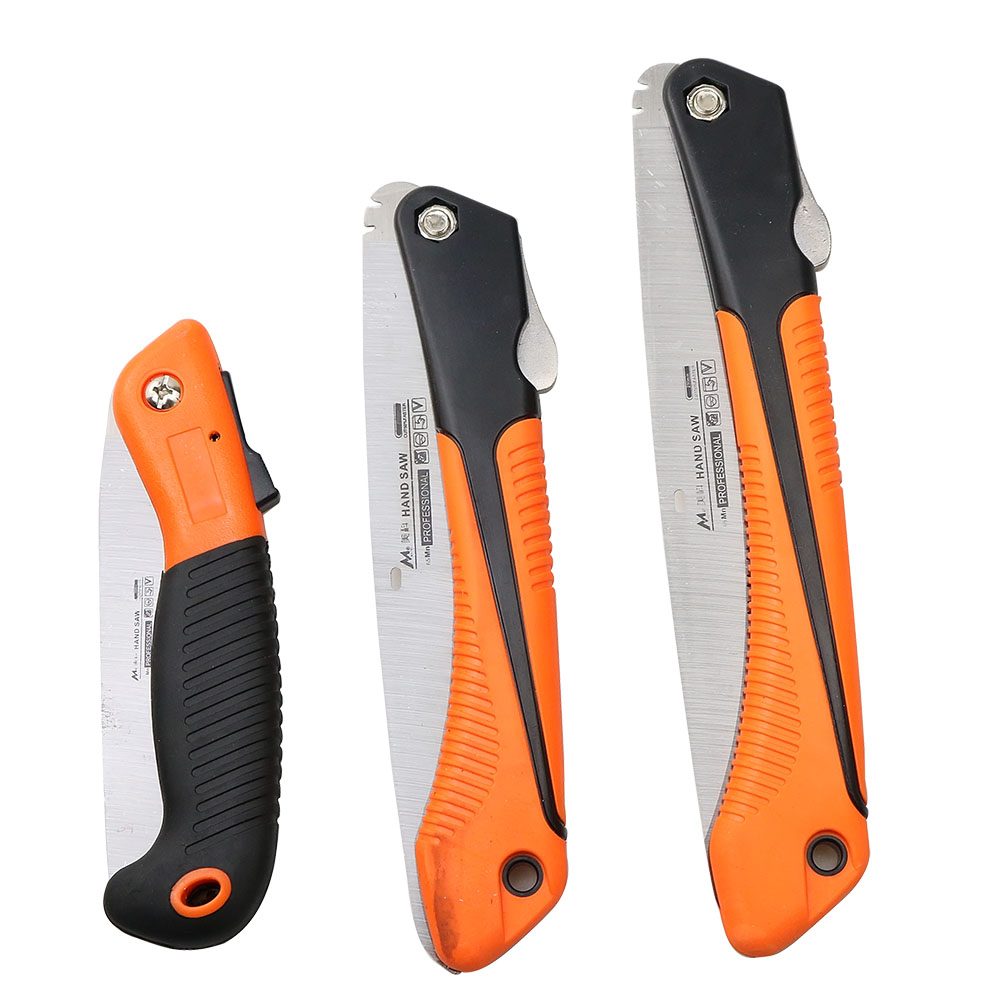 Folding Saw Heavy Duty Extra Long 6" 8" 10" Blade Hand Saw For Wood Camping, Dry Wood Pruning Saw With Hard Teeth