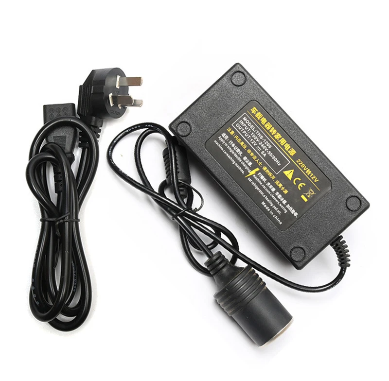 Car Power Adapter Cigarette Lighter Converter Power Convert AC to DC 110V/ 220V to 12V 6A Power Adapter Supply Lighter