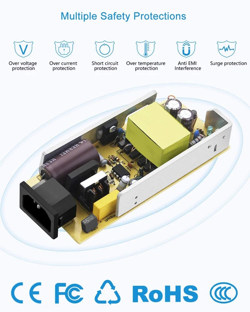 Car Power Adapter Cigarette Lighter Converter Power Convert AC to DC 110V/ 220V to 12V 6A Power Adapter Supply Lighter