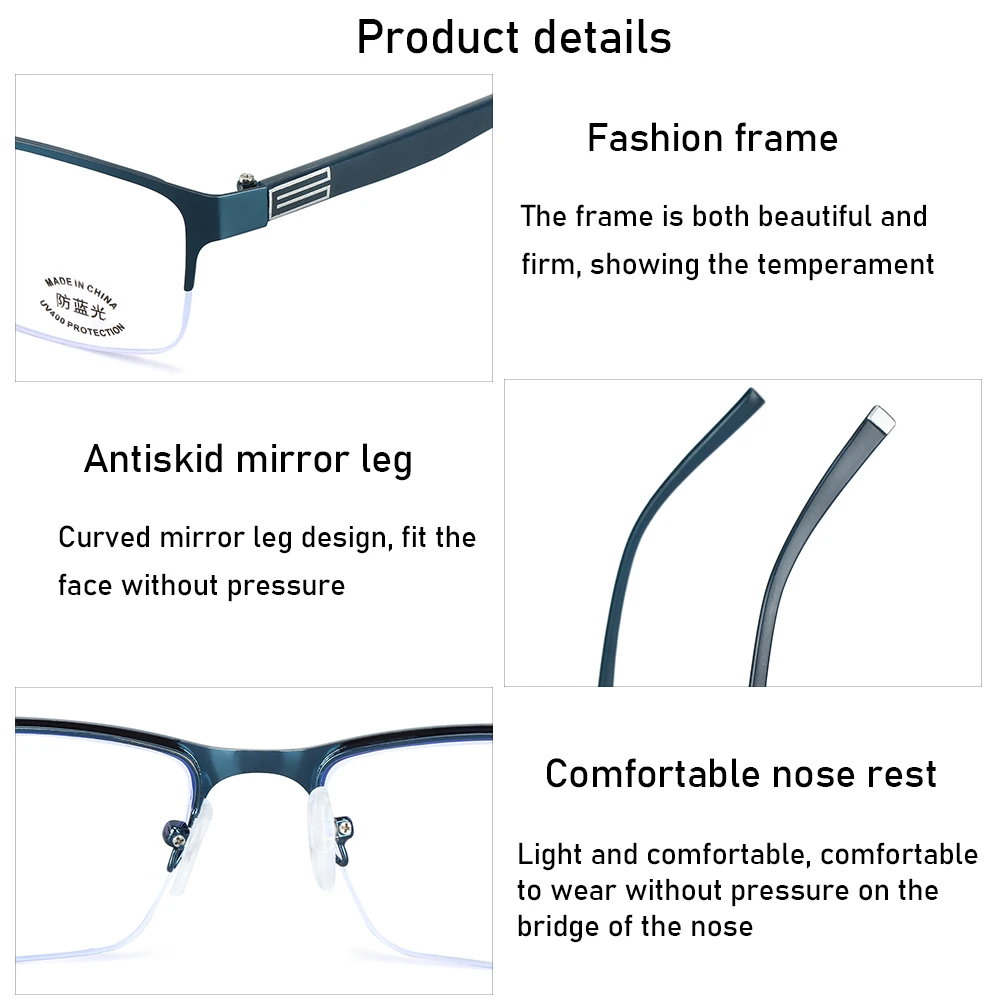 Nearsighted Glasses Man Prescription Myopia 0 -0.5 -1 -1.5 -2 -2.5 -3 -4 -5 -6 Business Ultralight Myopic Eyeglasses