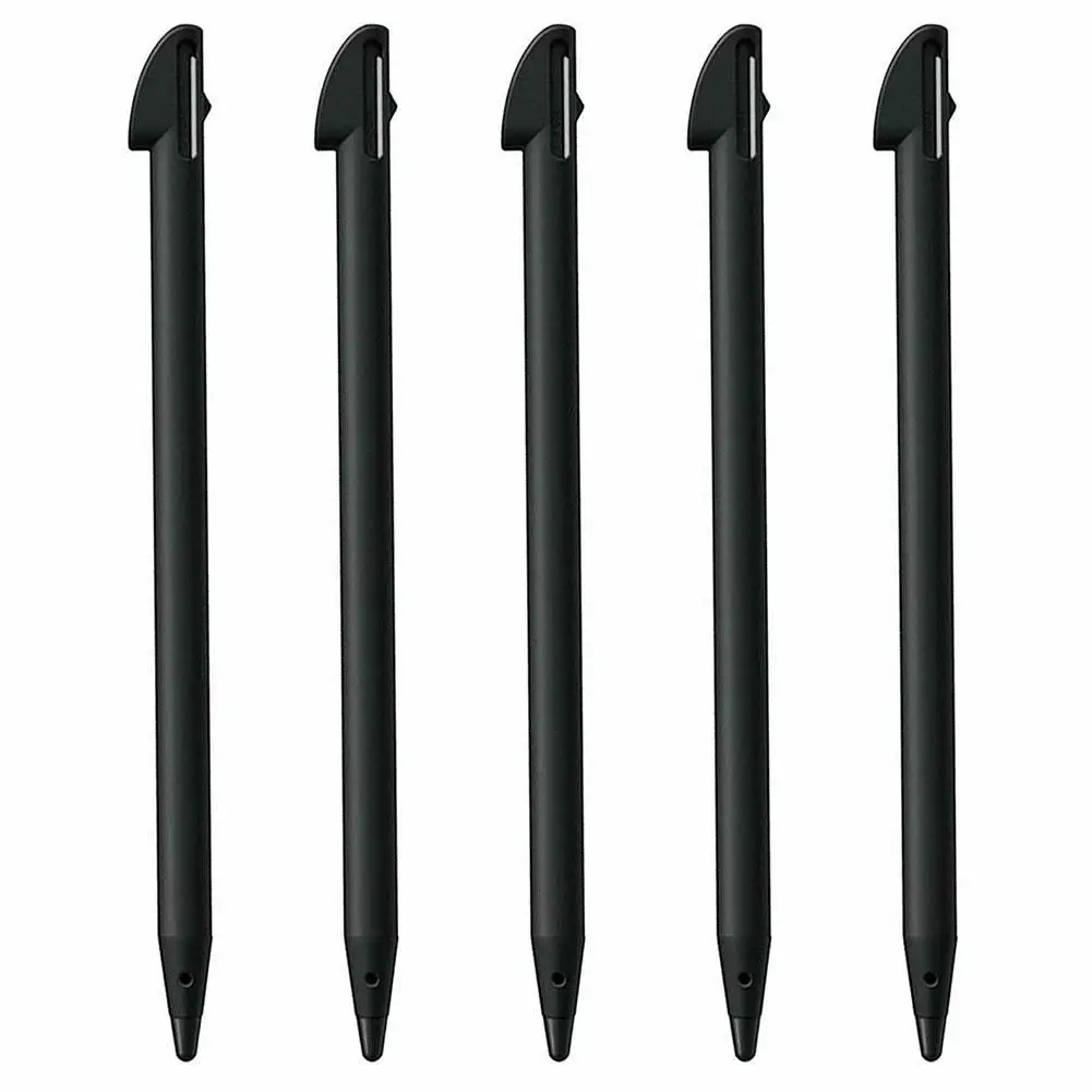 5Pcs Black Plastic Screen Stylus Pen For Nintendo Wii U Pro Game Accessories For Nintendo Wii U Gamepad Console Games Component